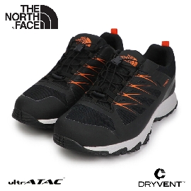 【The North Face 男 DryVent徒步鞋《黑/橘》】4PF7/登山鞋/越野鞋/健行鞋/跑步/路跑/耐磨