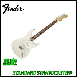 【非凡樂器】Fender STANDARD 電吉他 白色 / 墨廠 / 贈超值配件 / Guitar Link
