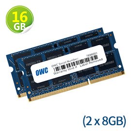 16GB (8GB x2)OWC Memory1600MHz DDR3L SO-DIMM PC12800Mac 電腦升級解決方案
