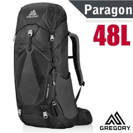 【GREGORY】 Paragon 48L 專業健行登山背包(可調式懸架系統+FreeFloat背負系統)_126843-2917 玄武黑