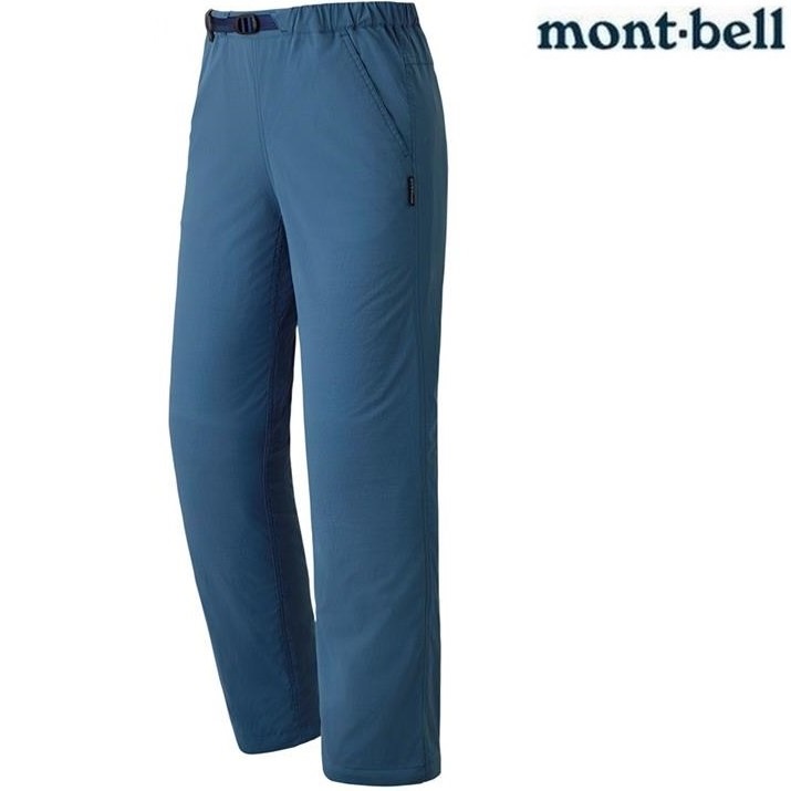 Mont-Bell 兒童款休閒彈性長褲/小朋友登山褲 1105590 1105591 BLAC 藍