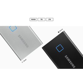 三星Samsung T7 TOUCH 500GB(迷你移動固態硬碟)/(MU-PC500S) ，2色可選
