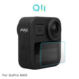 【愛瘋潮】Qii GoPro MAX 玻璃貼(螢幕)(兩片裝)