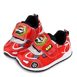 童鞋城堡-Tomica多美車 中童 消防車款LED電燈運動鞋TM7724-紅