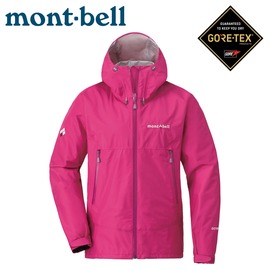 【Mont-Bell 日本 女 Rain Dancer 雨中舞者雨衣《桃粉紅》】1128619/Gore-tex/防風防水透氣夾克/連帽風雨衣