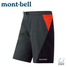 【Mont-Bell 日本 男 Canyon Shorts 短褲《黑/灰》】1105529/吸濕排汗/防潑水/休閒褲/運動褲