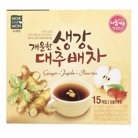 韓國 綠茶園 水梨紅棗茶 15包 255G