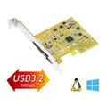 SUNIX USB3.2 單埠Type-C擴充卡 (USB2321C )