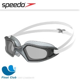 Speedo 成人運動泳鏡 Hydropulse 白/灰