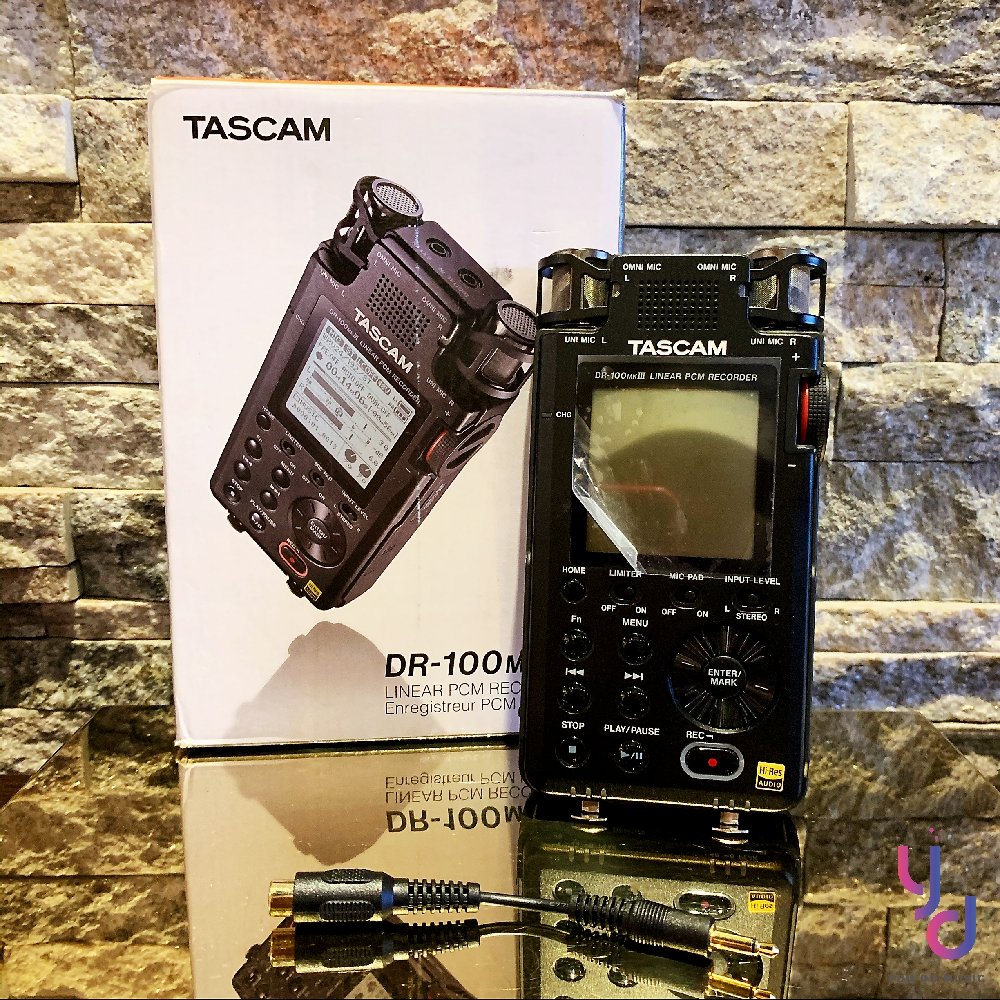 現貨免運公司貨Tascam Dr-100 MK3 專業型錄音筆攜帶型數位錄音機收音