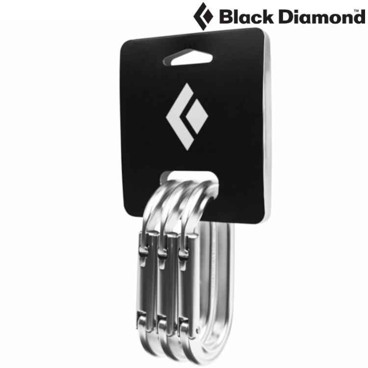 Black Diamond Oval Carabiner 3 Pack O型鉤環三件組 381099