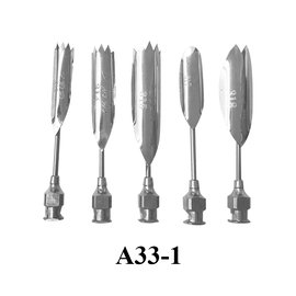 優果《越南進口不鏽鋼果凍花針A33-1》每組內含5支針