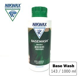 [ NIKWAX ] 內著及吸濕排汗衣物清洗劑 1L / BaseWash 合成纖維布料用 / 143