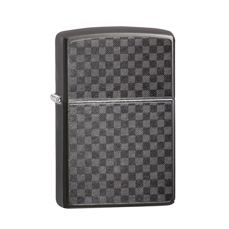 Zippo Iced Carbon Fiber Design 防風打火機 Grey/Iced 29823