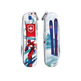 瑞士維氏 Victorinox Classic 七用瑞士刀 限量版設計小刀 滑雪比賽 0.6223.L2008 游遊戶外 Yoyo outdoor