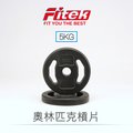 【Fitek健身網】5公斤手抓孔槓片(2入)/大孔奧林匹克槓片(雙片) 5kg