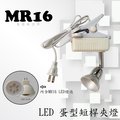 MR16 LED 蛋型短桿夾燈，居家、展示、夜市必備燈款【數位燈城LED Light-Link】LCK0446 內含LED燈泡
