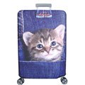 新一代 口袋牛仔貓行李箱保護套 21 24 吋行李箱適用 一個