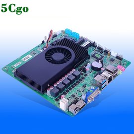 5Cgo【代購七天交貨】X86工控主板HM65HM77迷你ITX一體機工業電腦CPU主機板i3 i5 i7支持RS232單網口