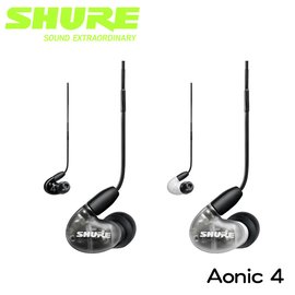 志達電子 SE42HY 美國SHURE Aonic 4 可換線式耳道式耳機 線控耳麥功能 Android/iOS皆可通用