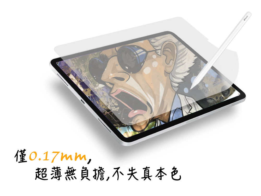 innowatt 磁吸式 PaperLike 2片裝 2020 iPad 8 (10.2 吋) 可拆式類紙膜