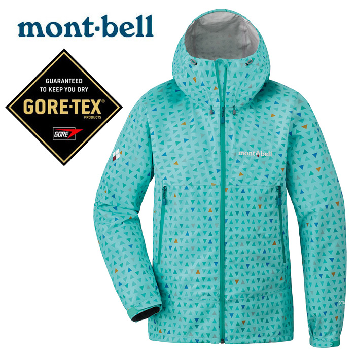Mont Bell 日本 Rain Dancer Gtx 輕量防水外套風雨衣gore Tex 女款薄荷綠 鄉野情戶外休閒專業中心