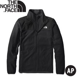 【The North Face 男 刷毛外套《黑》】49AE/立領外套/刷毛外套/保暖外套