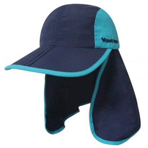 【Mountneer山林】透氣抗UV後遮棒球帽 折帽 遮陽帽 防曬帽 休閒帽11H21-85丈青色/登山/旅遊