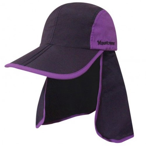 【Mountneer山林】透氣抗UV後遮棒球帽 折帽 遮陽帽 防曬帽 休閒帽11H21-92暗紫色/登山/旅遊