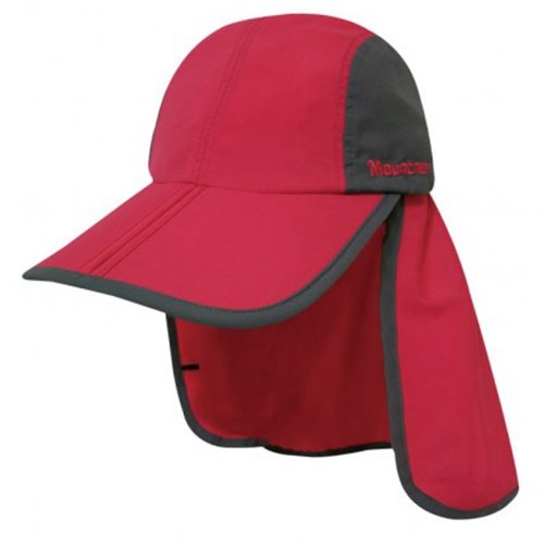 【Mountneer山林】透氣抗UV後遮棒球帽 折帽 遮陽帽 防曬帽 休閒帽11H21-40玫瑰紅/登山/旅遊