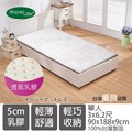 乳膠床墊-單人床3x6.2台尺90x186公分-厚度5公分 可訂製 訂做 單人加大-雙人床-加大雙人-嬰兒床墊