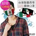 MI MI LEO台灣製墨西哥國旗口罩-超值10入組