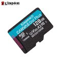 金士頓 Kingston Canvas Go! Plus 128G microSDXC UHS-I C10 U3 A2 (KTCG3-128G) 高速記憶卡
