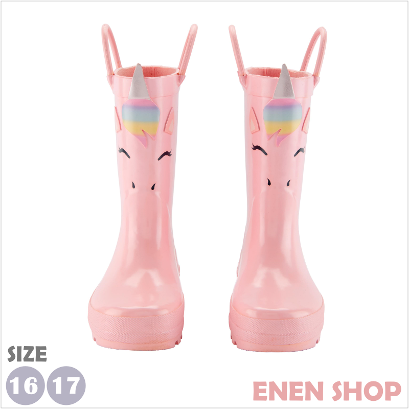 『Enen Shop』@Carters 彩虹獨角獸款兒童雨鞋/雨靴#CF190565