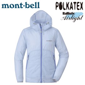【Mont-Bell 日本 女 U.L. Stretch Wind PK 風衣《淺水藍》】1103280/防潑水外套/運動夾克