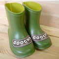 日本設計師男女童雨鞋(橄欖綠雨靴)