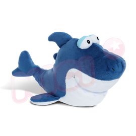 [45359]NICI 30cm海哥鯊魚趴姿玩偶