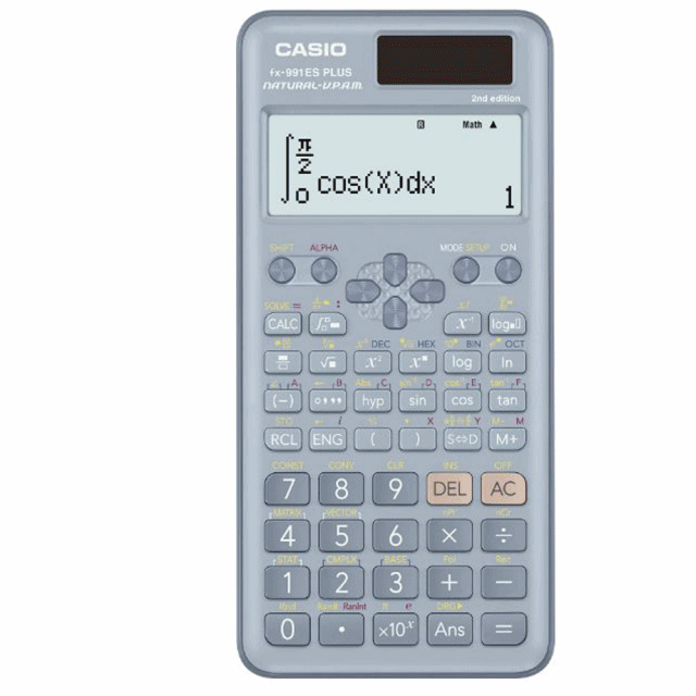 【光南大批發】卡西歐CASIO工程用計算機標準型- FX-991ES PLUS-2(黑/藍/粉)