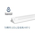 旭光 T8 LED山型燈 台灣製山形燈 4尺 吸頂燈 雙管 附旭光原廠LED燈管