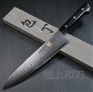 日本 進口 菜刀 G-4 伊勢屋侍 33層 大馬士革 牛刀 210mm
