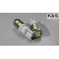 ●凱興國際●T10 10晶 LED 魚眼小燈 12V高亮度5630晶片(白)