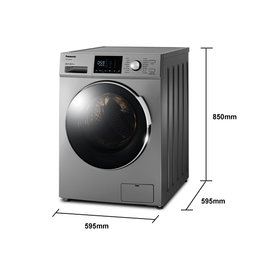 《Panasonic 國際牌》12公斤 變頻洗脫烘滾筒洗衣機 NA-V120HDH-G (晶漾銀)