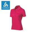 【瑞士ODLO】女銀離子短袖POLO衫 201071 (35404-玫瑰紅)