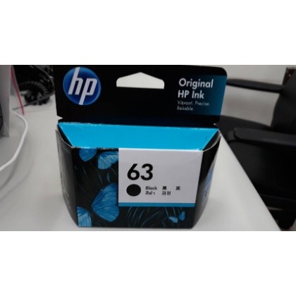 HP 63 黑 F6U62A 原廠黑色墨水匣 適用:DJ1110/2130/3630/3830