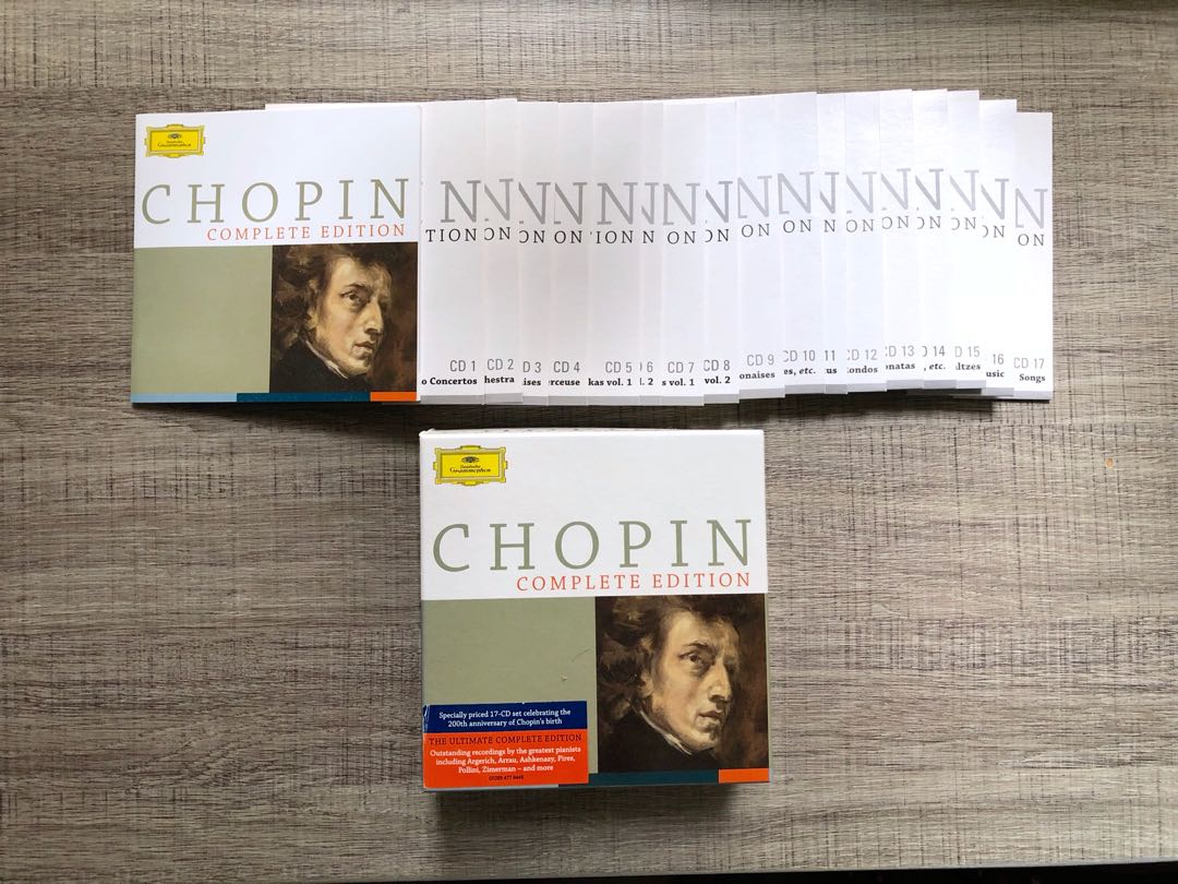 DG蕭邦套裝大全輯(17CD) Chopin Complete Edition - 17CDs Boxset 