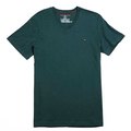 Tommy Hilfiger 小 LOGO素色V領T恤 (綠色)