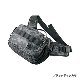 ◎百有釣具◎SHIMANO 肩背包 BS-021T 黑(49120) 兩側搭載護墊提升身軀支撐穩定性的斜背包