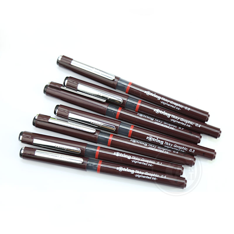 Rotring 製圖針筆三支組0.2/ 0.4 /0.8(mm)