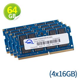 64GB (16GB x4) OWC Memory 2400MHz DDR4 SO-DIMM PC4-19200 260Pin 適用於 iMac 2017