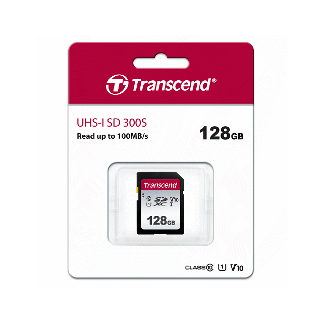 創見128GB UHS-I U3 SD card 記憶卡 TS128GSDC300S
